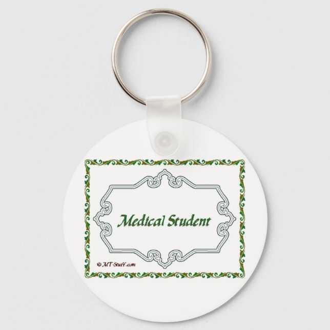 Medical Student - Classy Keychain (Front)
