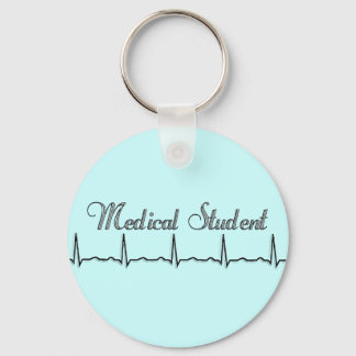 Medical Student QRS Design Gifts Keychain