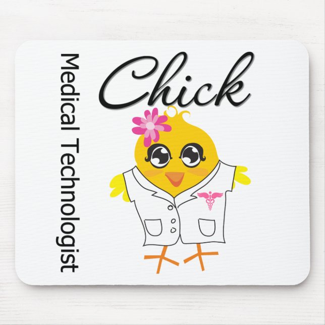 Medical Technologist Chick Mouse Pad (Front)