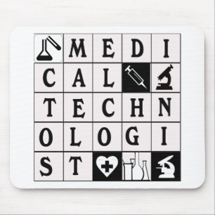 MEDICAL TECHNOLOGIST GRID / BLOCK / PUZZLE MOUSE PAD