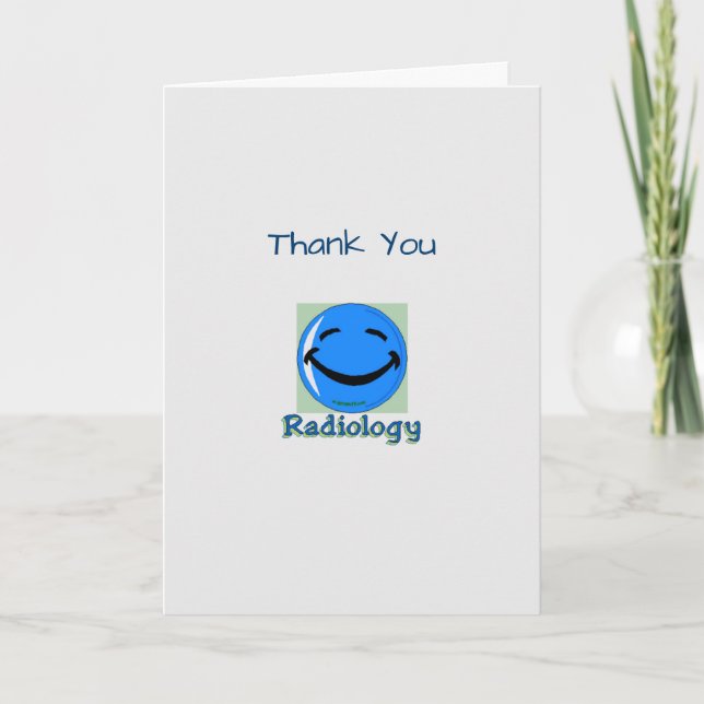 Medical Thank You Radiology Card (Front)