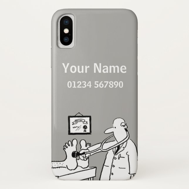 Medical Theme Cartoon Case-Mate iPhone Case (Back)