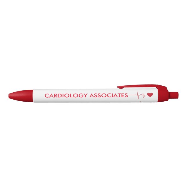 Medical Theme Promotional Black Ink Pen (Top)