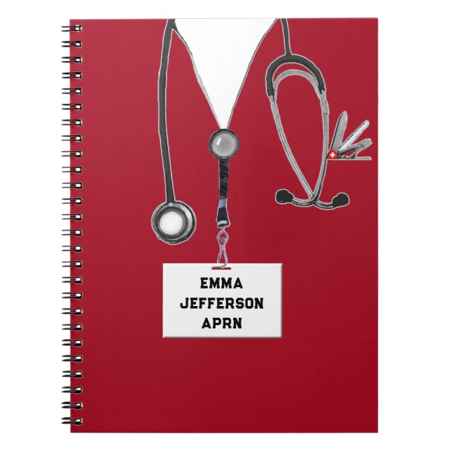 medical-themed gift ideas notebook (Front)