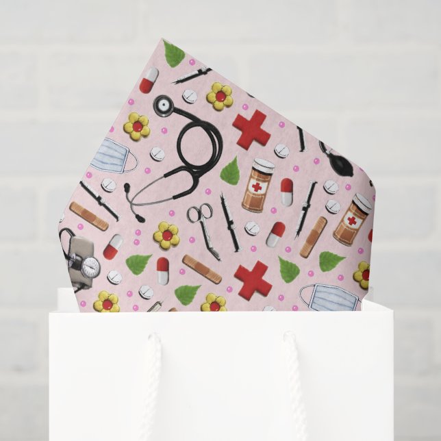Medical Themed Gift Tissue Paper (Gift Bag)