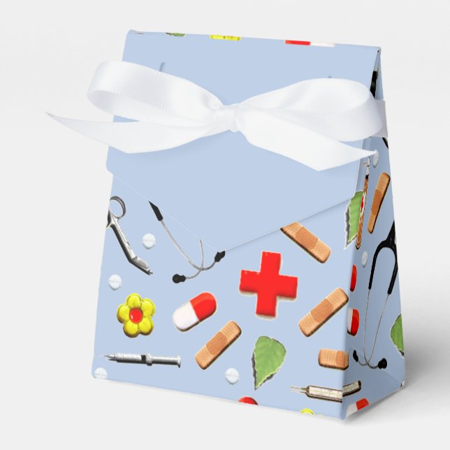 Medical Themed Party Favor Box (Front Side)