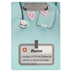 Medical Uniform Stethoscope Doctor Clipboard