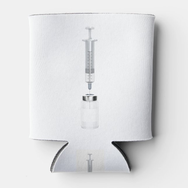 Medical vial and syringe can cooler (Front)