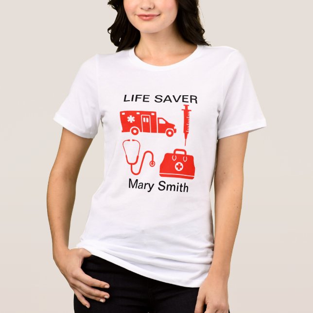 Medical Worker Tri-Blend Shirt (Front)