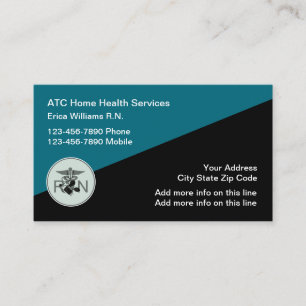 Médicale Home Health RN Cartes de visite