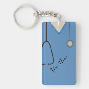 Médicale Scrubs Infirmier Docteur Blue Custom Acr