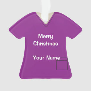 Médicale Scrubs Infirmière Docteur Noël Purple O1