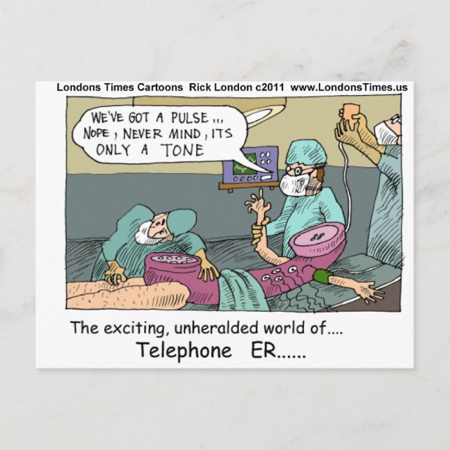Médicale Urgence 4 Téléphones Drôle Carte cadeau M (Devant)