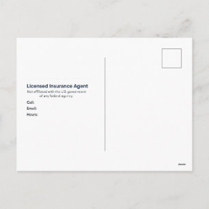Medicare AEP 2026 Plan Review Postcard
