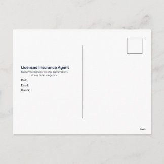 Medicare AEP 2026 Plan Review Postcard