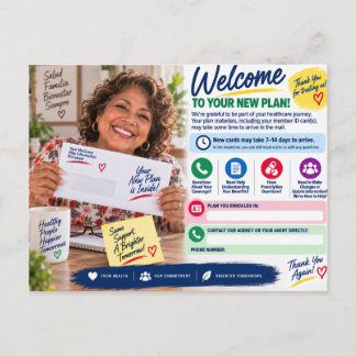 Medicare Agent Client Retention Postcard | NewPlan