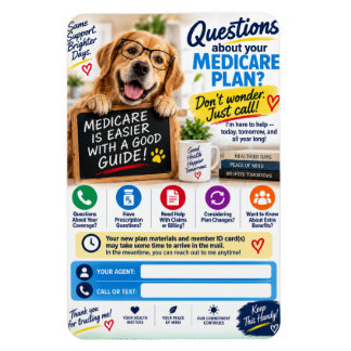 Medicare Client Fridge Magnet | Retention 