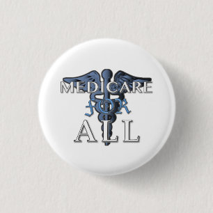 MEDICARE FOR ALL button wht