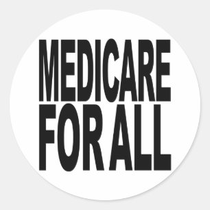 Medicare For All Classic Round Sticker