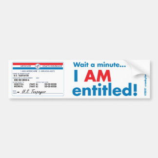 Medicare I AM Intitulé Bumper Sticker