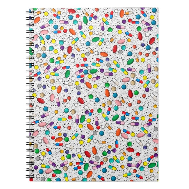 Medication Nurse Pharmacy Doctor Pill Design Notebook (Front)