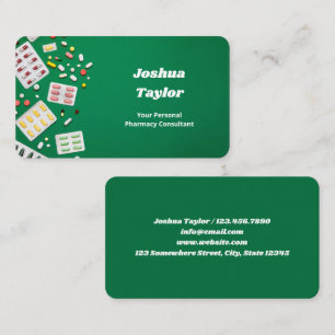 Medication Pharmacist Business Card