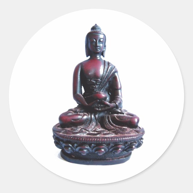 Medicine Buddha Classic Round Sticker (Front)