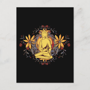 Medicine Buddha in Meditation Postcard