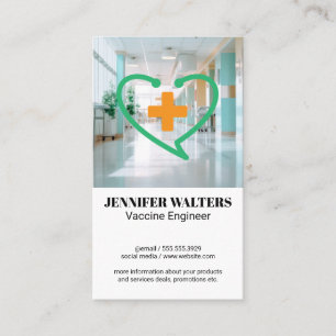 Medicine Healthcare   First Aid Logo Business Card