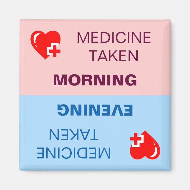 Medicine taken reminder magnet (Front)