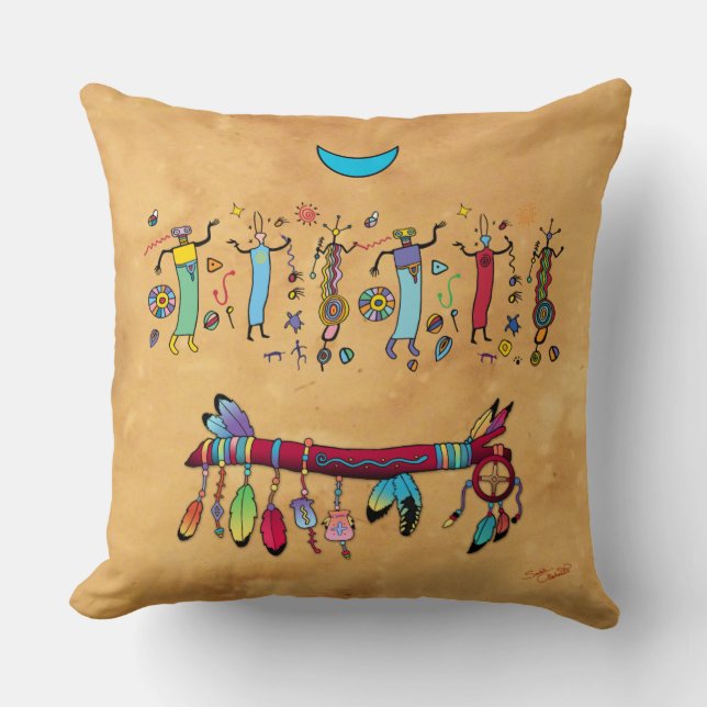 Medicine Wand Meditation Pillow (Front)