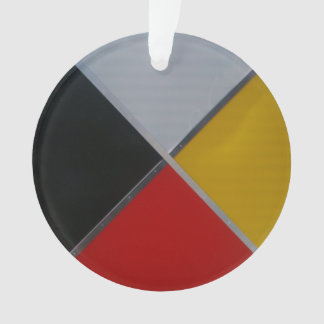 Medicine Wheel Acrylic Circle Ornament