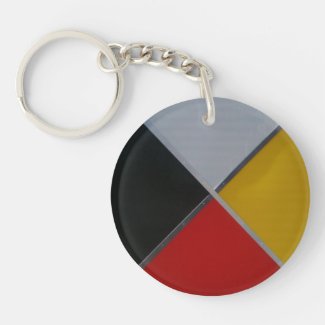 Medicine Wheel Acrylic Keychain