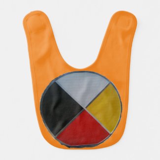 Medicine Wheel Baby Bib