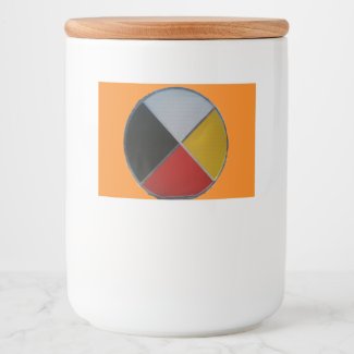 Medicine Wheel Beverage Label Set