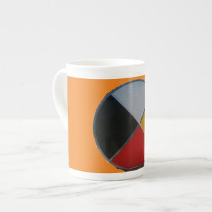 Medicine Wheel Bone China Mug