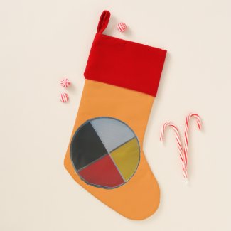 Medicine Wheel Christmas Stocking