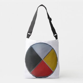 Medicine Wheel Cross-Body Tote