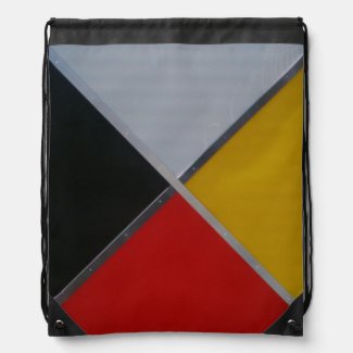 Medicine Wheel Drawstring Backpack