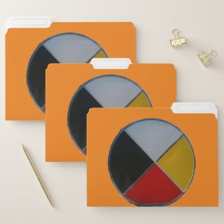 Medicine Wheel File Folders