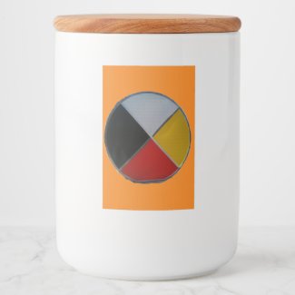 Medicine Wheel Food Container Label Set