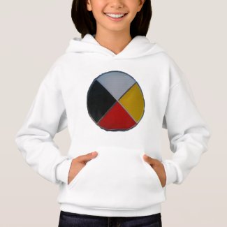 Medicine Wheel Kids Pullover Hoodie