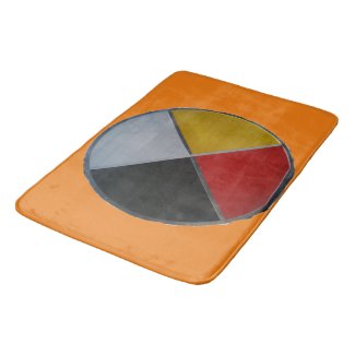 Medicine Wheel Large Bath Mat