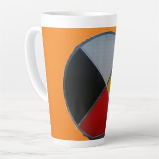 Medicine Wheel Large Latte Mug