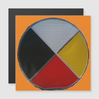 Medicine Wheel Magnetic Card