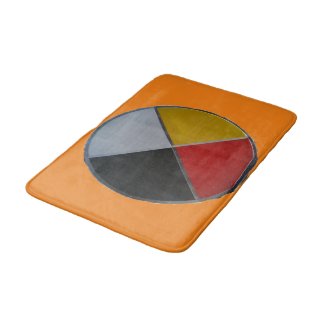 Medicine Wheel Medium Bath Mat