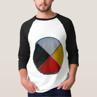 Medicine Wheel Men's Basic 3/4 Sleeve T-Shirt