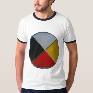 Medicine Wheel Men's Basic Ringer T-Shirt