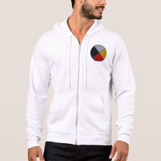 Medicine Wheel Men's Full-Zip Hoodie