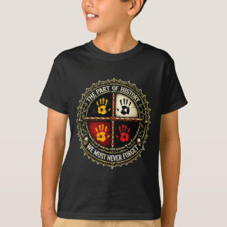 Medicine wheel mmiw awareness the part of native T-Shirt